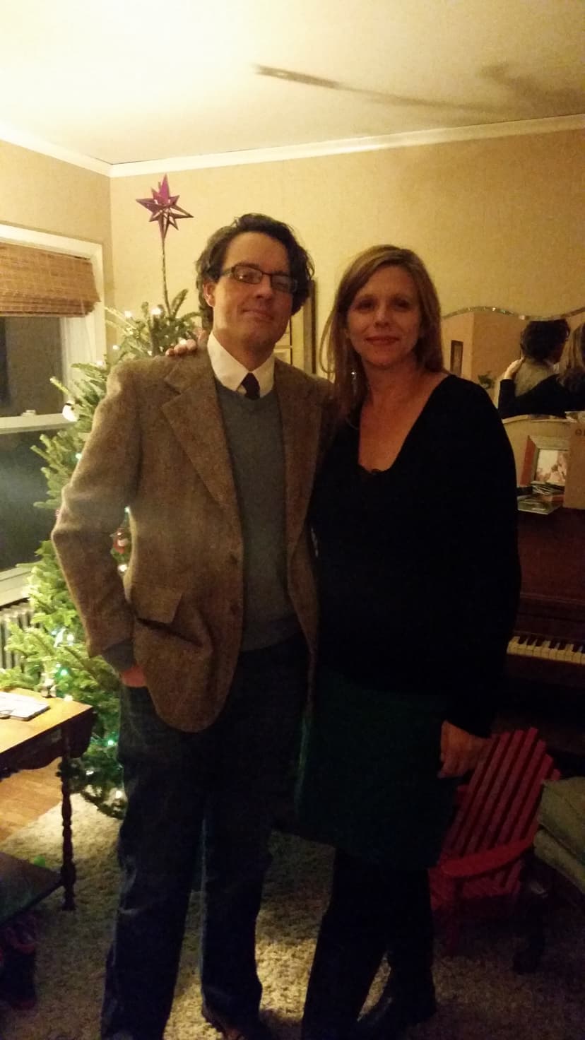 Jon and Tara at Christmas